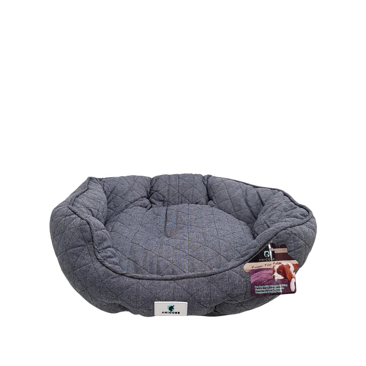 ANICOSE Basket Nayara Octagon Grey 57X52X18cm