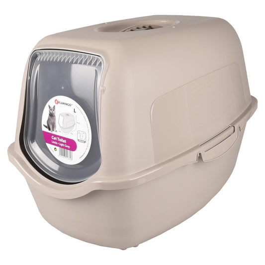 FLAMINGO Cat Toilet Lexie Light Grey 39 X 56 X 39,5cm