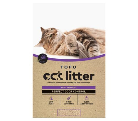 TOFU - CLUMPING LEVENDER 2.5kg Δώρο Λιχουδιά Freeze Dried Shrimps