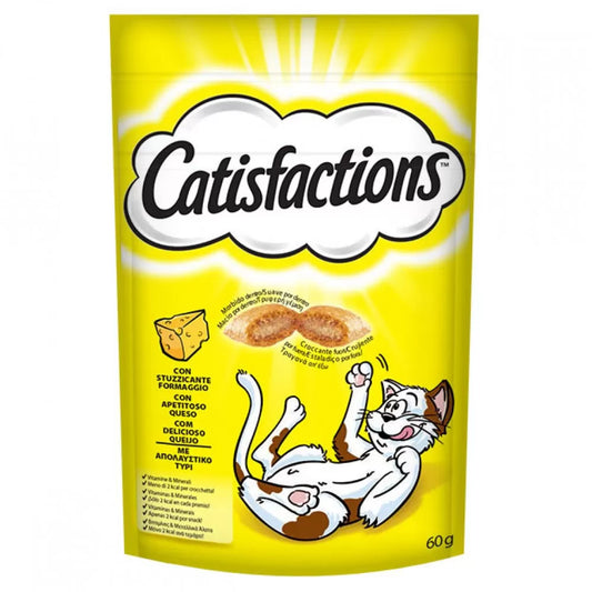 CATISFACTIONS λιχουδιά γάτας με ΤΥΡΙ 60g