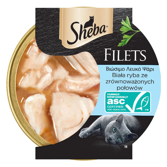 Sheba Fillets Λευκό Ψάρι 60gr