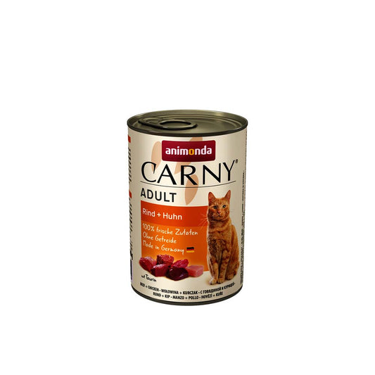 CARNY ΓΑΤΑΣ ΒΟΔΙΝΟ & ΚΟΤΟΠΟΥΛΟ 400gr