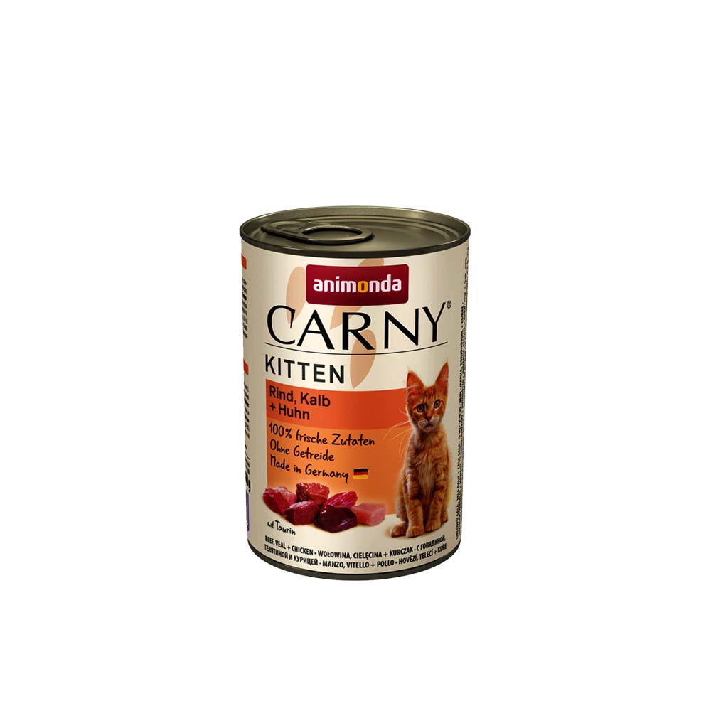 ANIMONDA CARNY Kitten Μοσχάρι & Κοτόπουλο 400gr
