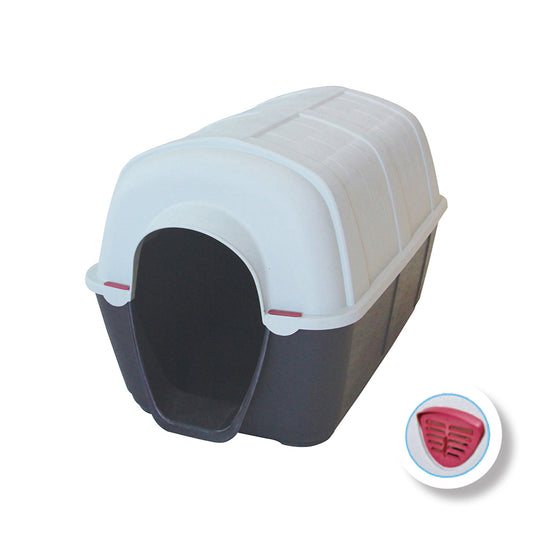 GLEE DOG HOUSE OLYMPUS  BLACK- WHITE L69.5 x W44 x H44cm