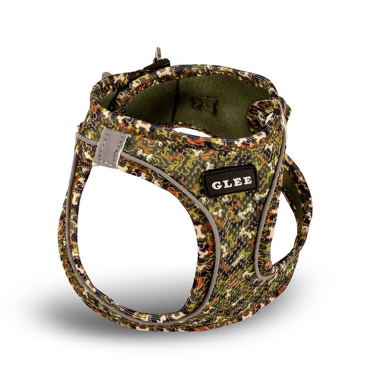 GLEE Σαμαράκι Pattern Bones Καφέ | XL