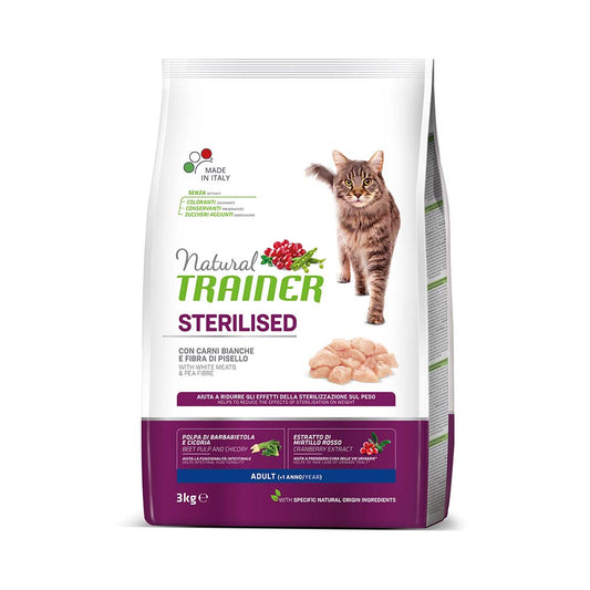 TR.NATURAL CAT AD.STER. ΛΕΥΚΑ ΚΡΕΑΤΑ 3kg