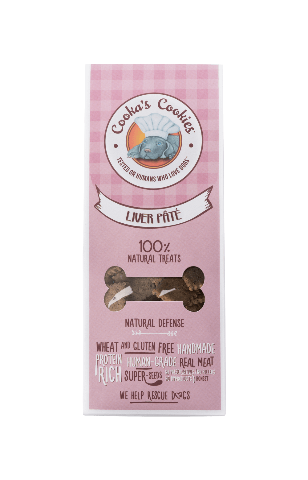 Cooka's Cookies ΜΠΙΣΚΟΤΑ Liver Pâté ΜΕ ΣΥΚΩΤΙ & ΜΟΥΡΑ (100γρ)