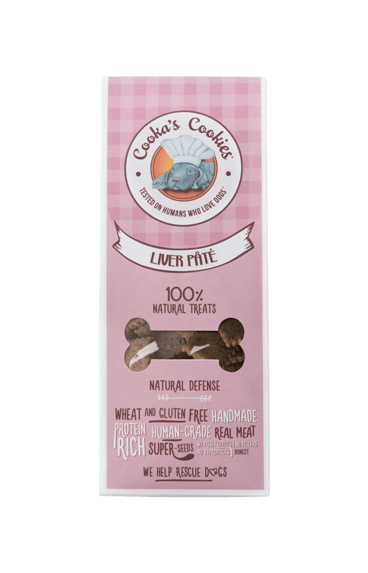 Cooka's Cookies ΜΠΙΣΚΟΤΑ Liver Pâté ΜΕ ΣΥΚΩΤΙ & ΜΟΥΡΑ (100γρ)