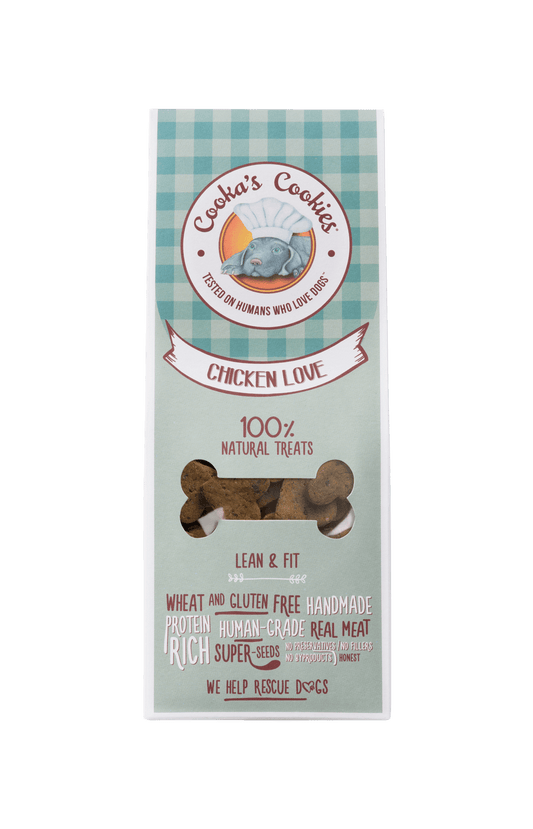 Cooka's Cookies ΜΠΙΣΚΟΤΑ Chicken Love ΜΕ ΚΟΤΟΠΟΥΛΟ & ΚΑΡΟΤΟ (100γρ)