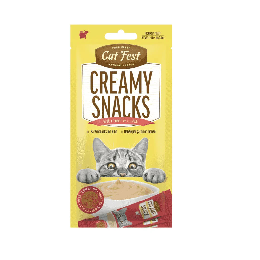 CatFest Creamy Κρεμώδεις λιχουδιές 4x10gr