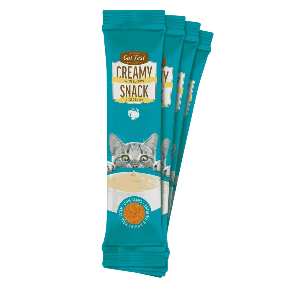 CatFest Creamy Κρεμώδεις λιχουδιές 4x10gr