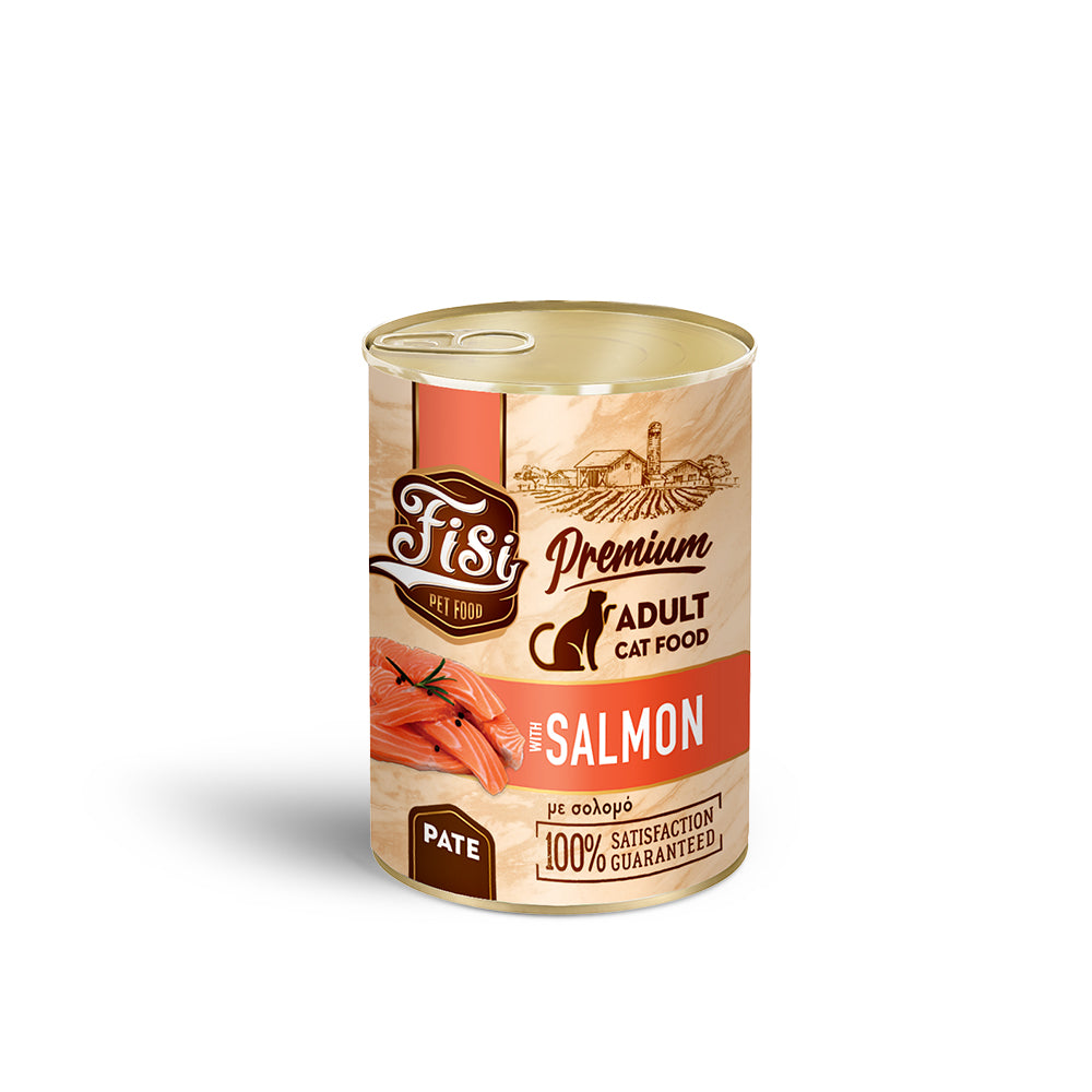FISI CAT ADULT ΣΟΛΟΜΟ ΠΑΤΕ 400gr
