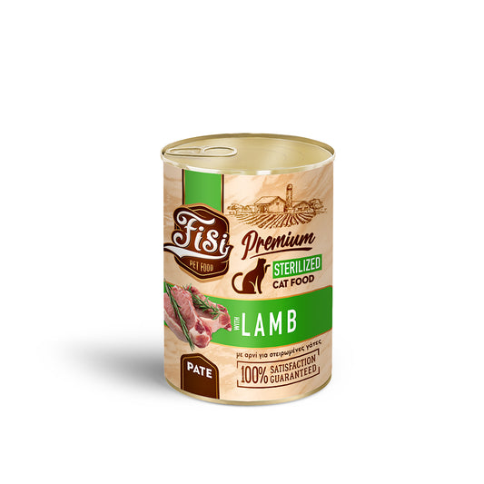 FISI CAT STERILIΖED ΑΡΝΙ ΠΑΤΕ 400gr