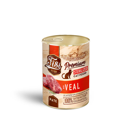 FISI CAT STERILIZED ΜΟΣΧΑΡΙ ΠΑΤΕ 400gr