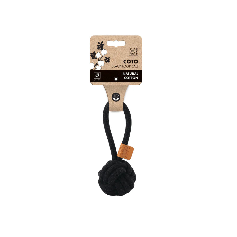 M-PETS Coto Black Loop Ball