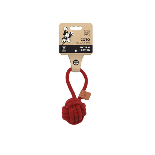 M-PETS Coto Red Loop Ball