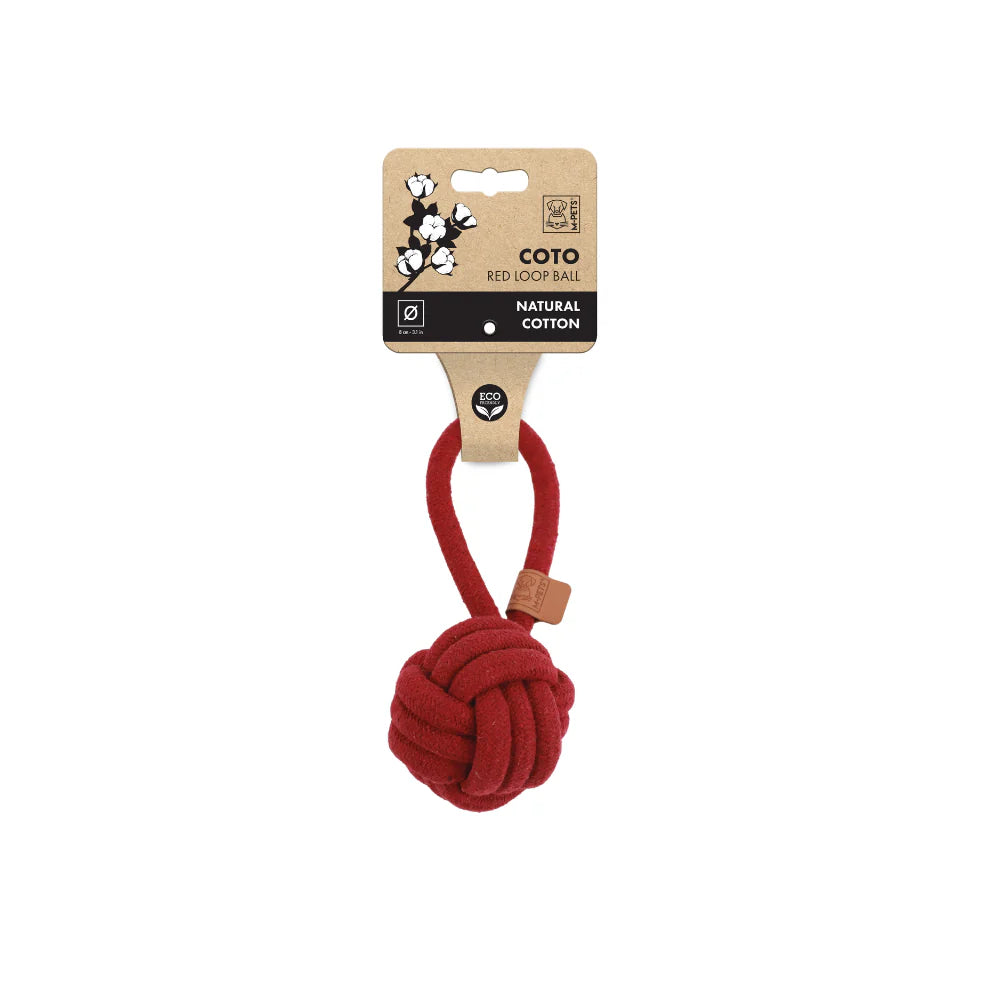 M-PETS Coto Red Loop Ball