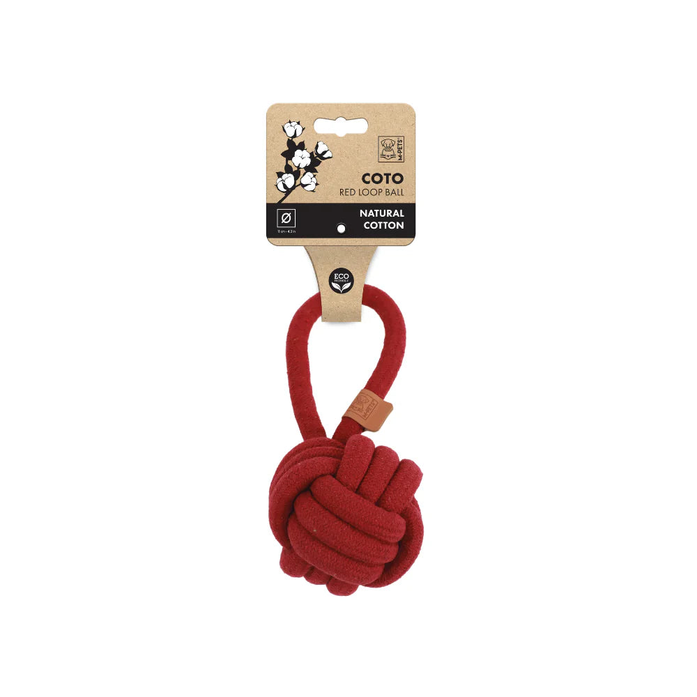 M-PETS Coto Red Loop Ball
