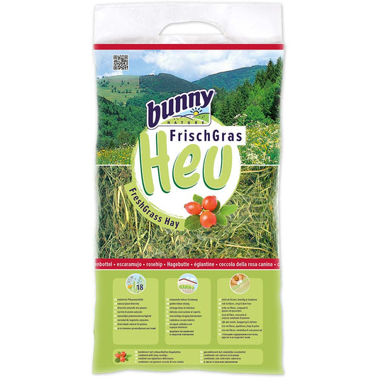BUNNY ΧΟΡΤΟ FRESH GRASS HAY ΜΕ ΤΡΙΑΝΤΑΦΥΛΛΟ  500gr