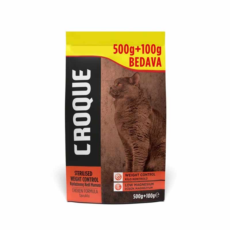 Croque Sterilized Adult Cat Chicken 600gr