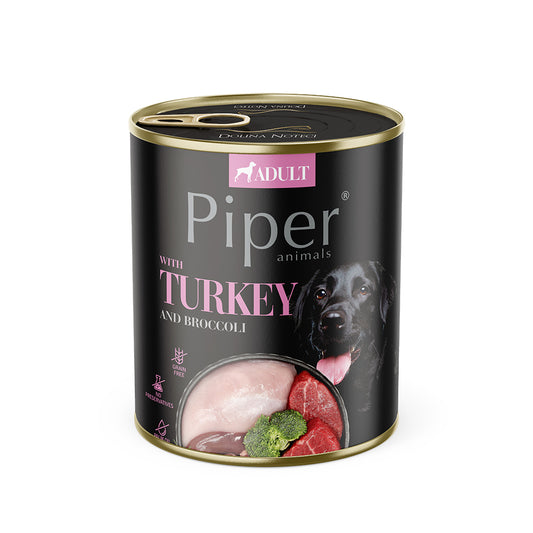 PIPER Adult Γαλοπούλα & Μπρόκολο 800gr