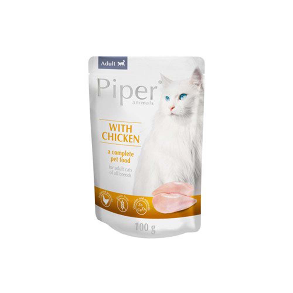 PIPER CAT ADULT ΚΟΤΟΠΟΥΛΟ POUCH 100gr