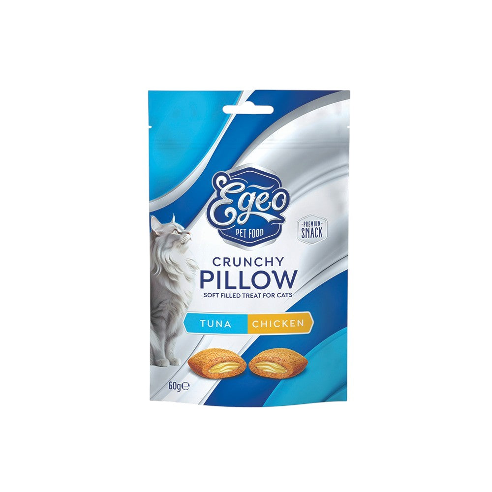 EGEO Crunchy Pillow Adult Τόνος με Κοτόπουλο 60gr