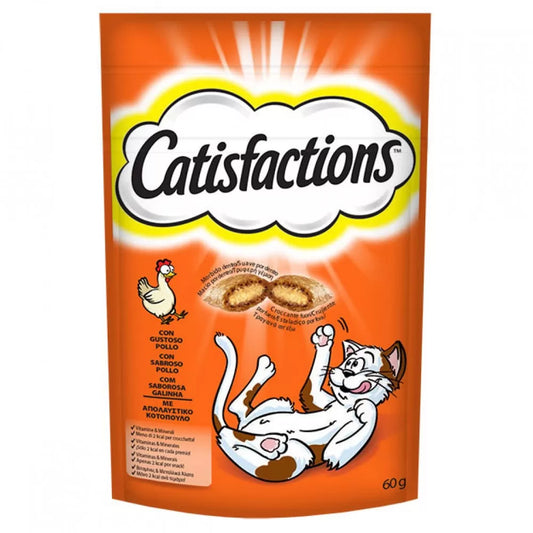 CATISFACTIONS λιχουδιά γάτας με ΚΟΤΟΠΟΥΛΟ 60g