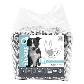 DIAPERS - Male Dog - L