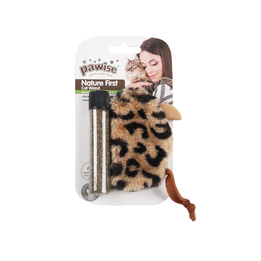PW Παιχνίδι  Γάτας Catnip Mouse Stuffless με ανταλλακτικό catnip 10cm