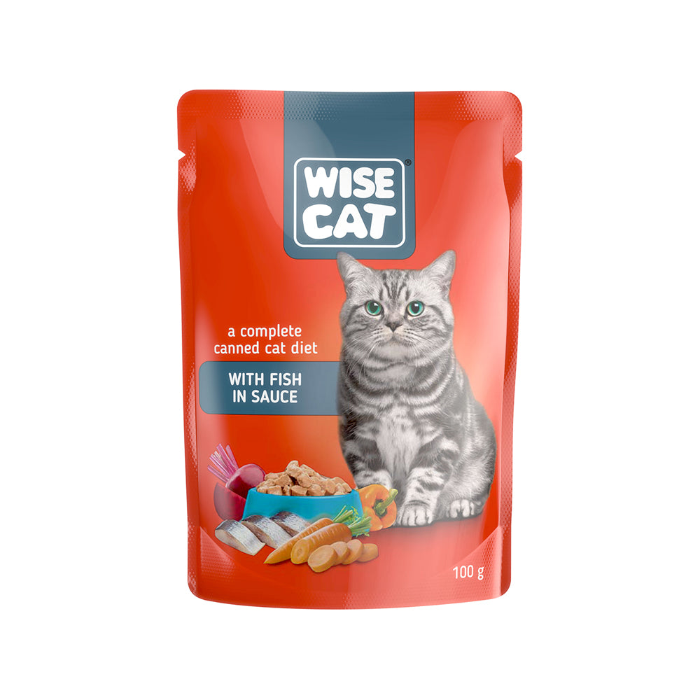 WISE CAT Adult Ψάρι σε Σάλτσα 100gr